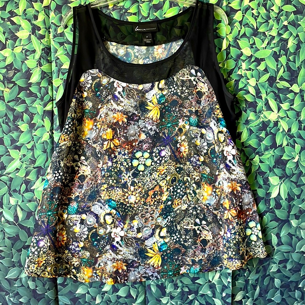 Size 14 Lane Bryant Sheer Top